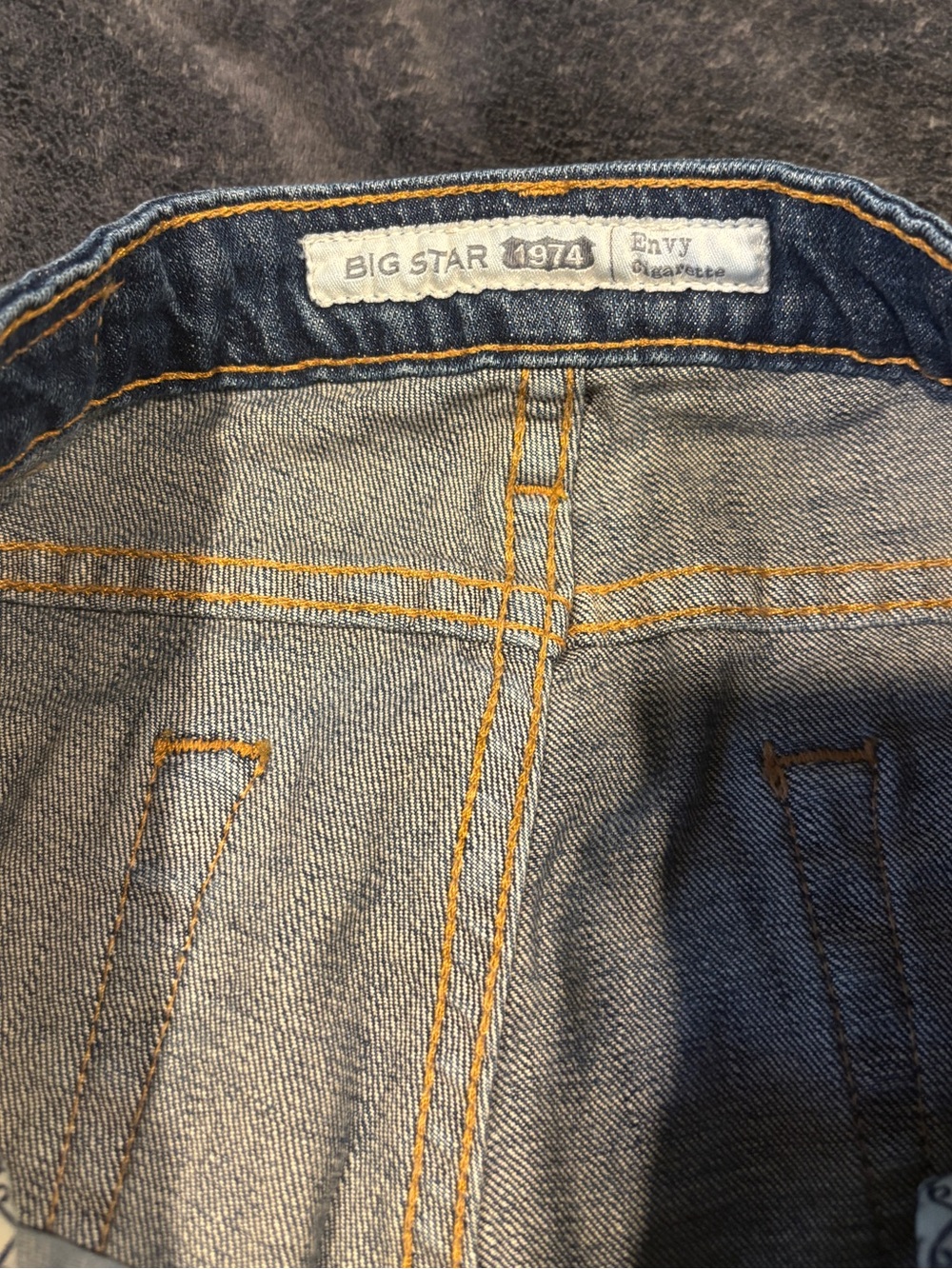 Big Star Envy Blue Denim skinny jeans size 28 - Picture 7 of 9
